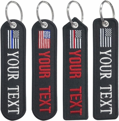 Remove Before Flight Embroidered Key Chains A Perfect Blend of Style and Durability