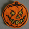 Jack O Lantern Embroidered Iron On Patch Halloween Pumpkin Iron On Backing